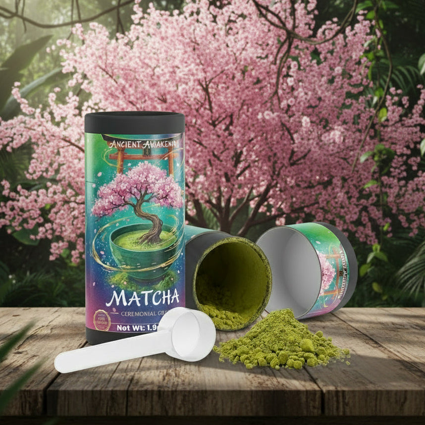 Allen Powder Ancient awakening Ceremonial Matcha Powder – Allen bros inc.