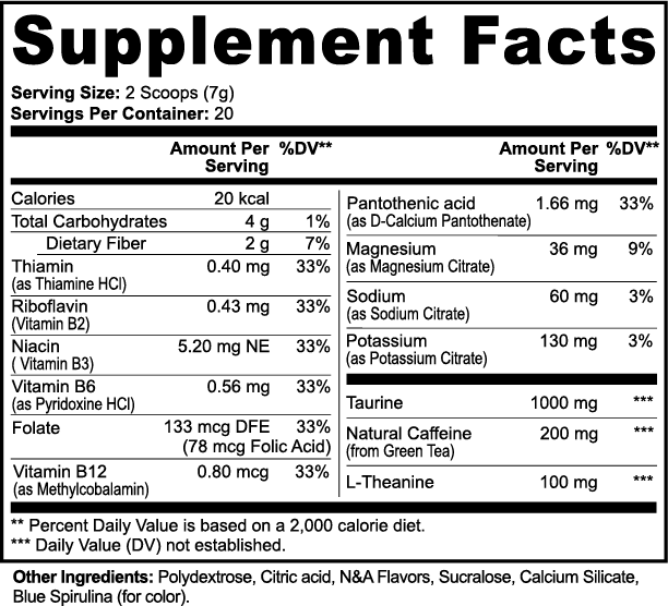 Cirque du sweat Energy Powder (Cotton Candy)